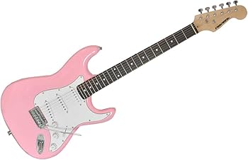 エレキギター ローズホワイト PLAYTECH プレイテック Amazon | PLAYTECH (プレイテック) エレキギター ST250 Rose Pink